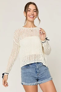 Hope Open Gauge Pullover Sweater