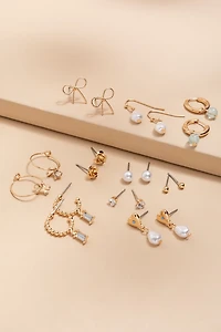 Allie Bows and Pearls Earring Pack