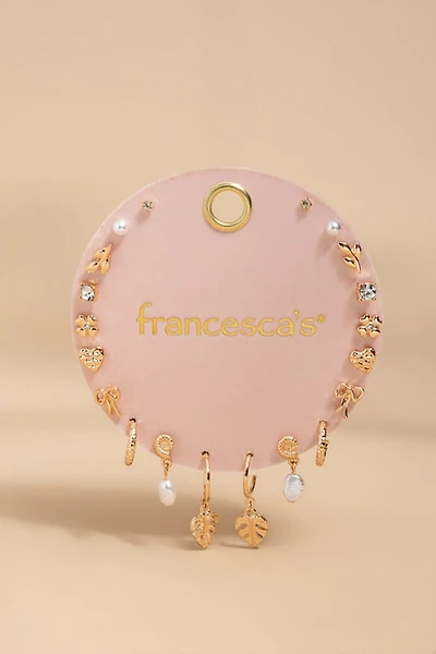 Callie Pearl and Palm Earring Pack
