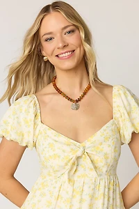 Sabrina Floral Puff Sleeve Mini Dress