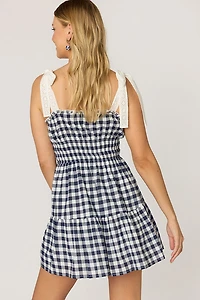 Marcy Gingham Mini Dress