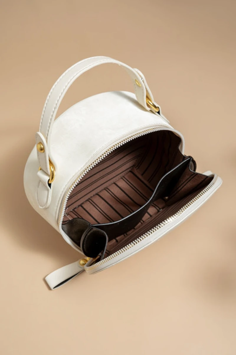 Jessie Round Floral Crossbody Bag