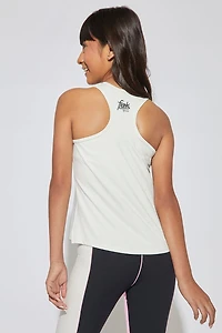 Hello Franki Heather Oat Racer Back Tank Top for girls