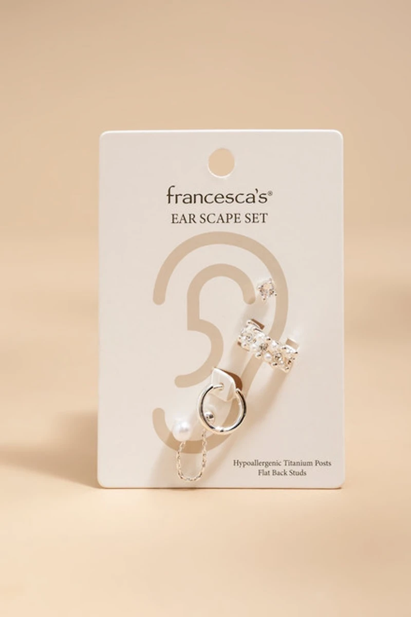 Kathy Pearl Ear Scape Set