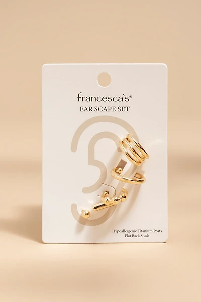 Patti Gold Chunky Ear Scape Set