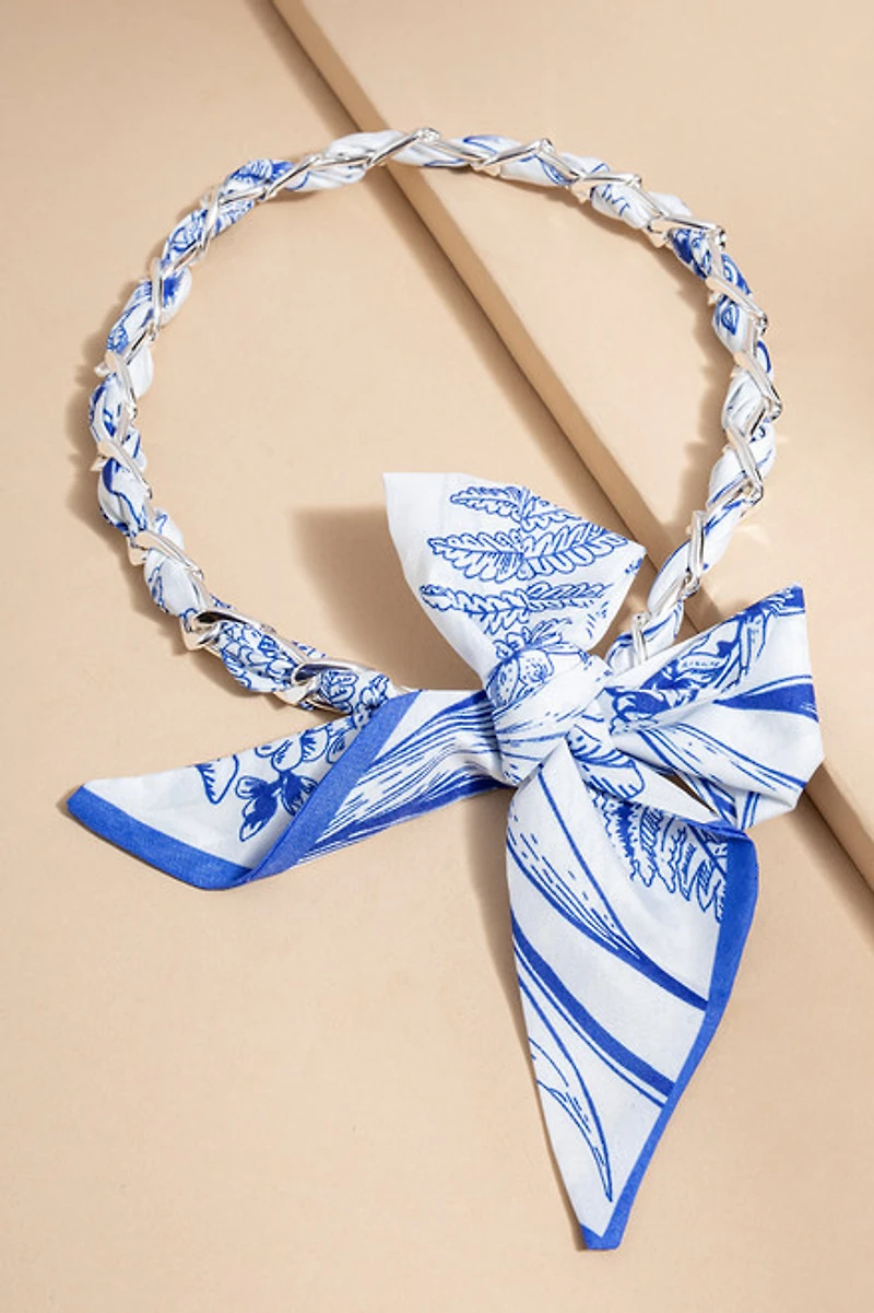 Susie Scarf Chain Statement Necklace