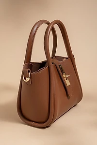 Alex Vegan Leather Handbag with Scarf