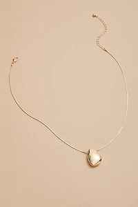 Billie Organic Gold Pendant Necklace