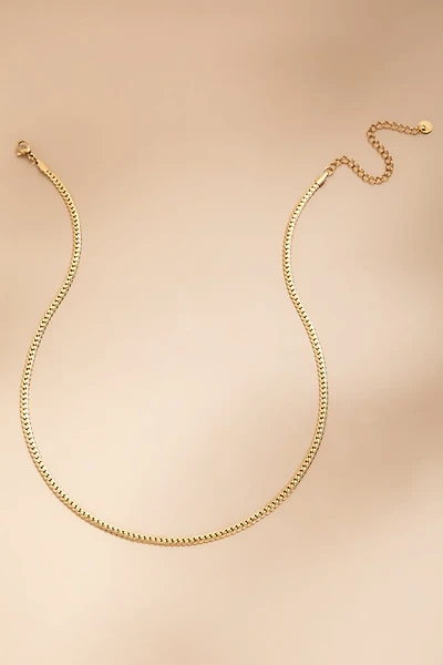 Carry Stainless Steel Gold Curbchain Necklace