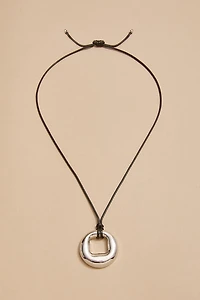 Patrice Circle Pendant Necklace