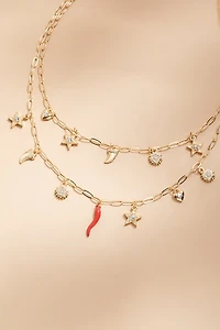 Lana Layered Charm Necklace
