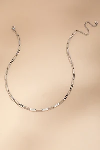 Ursula Stainless Steel Paperclip Chain Necklace