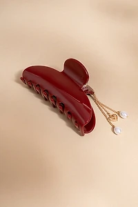Molly Heart Charm Hair Claw