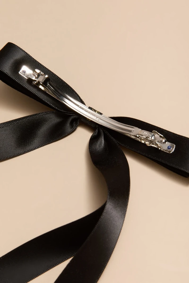Amanda Double Bow Hair Barrette