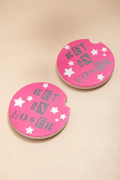 Get In Loser Car Coaster Set