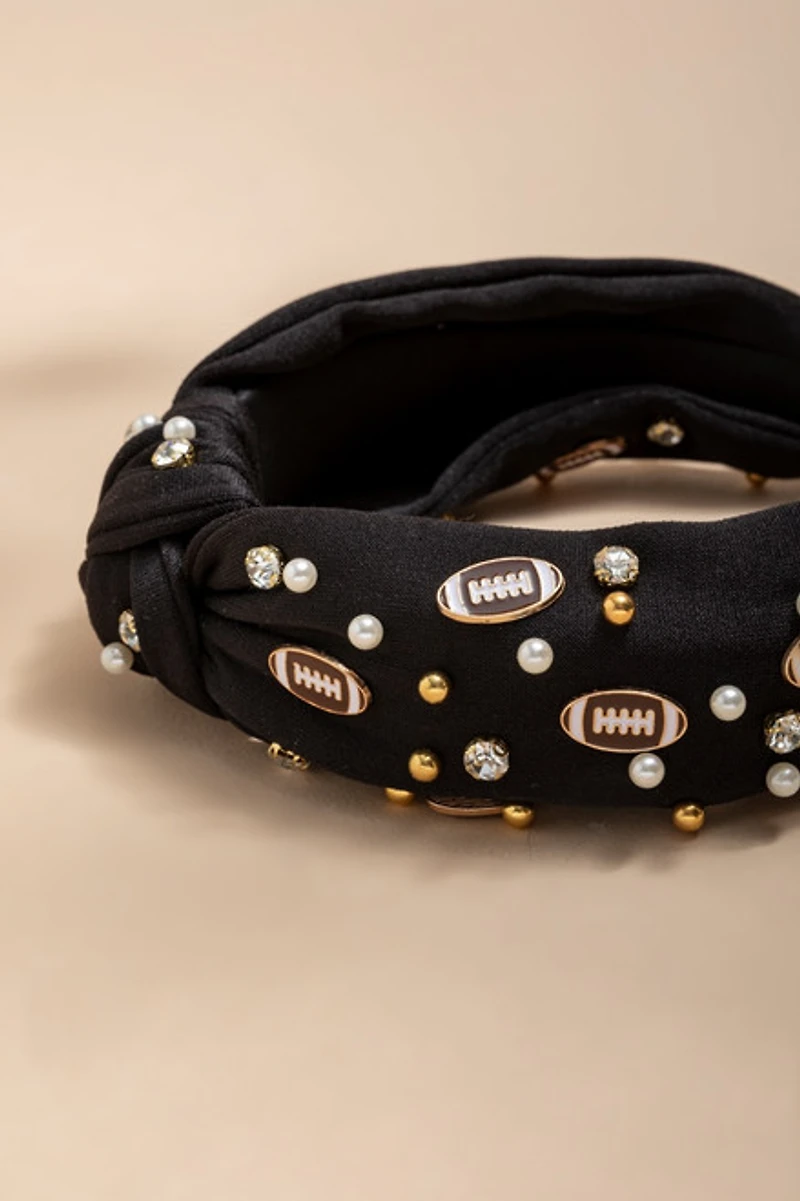 Judith Football Charm Headband