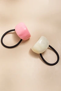 Shelly Resin Cuff Hair Tie Set