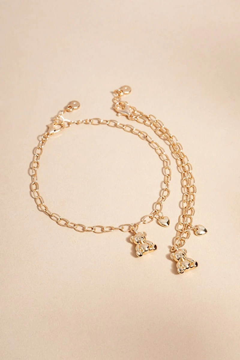 Fur Ever Besties Bracelet Set