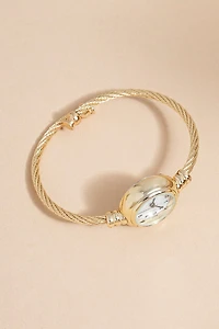 Brandie Wire Cuff Wristwatch