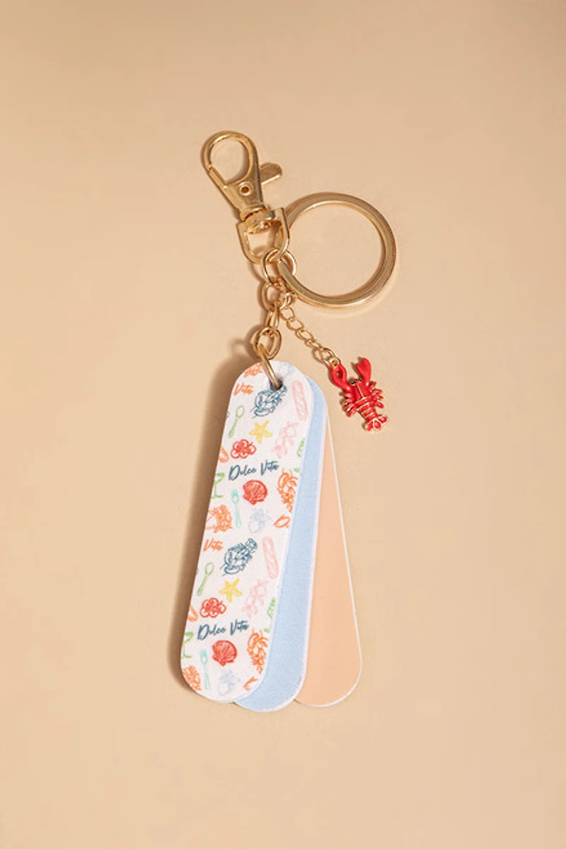 Ella Shea Lobster Keychain Nail File Set
