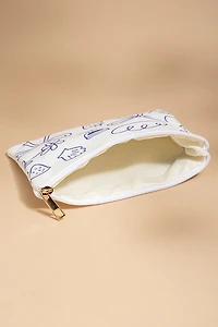 Bows and Berries Canvas Pouch