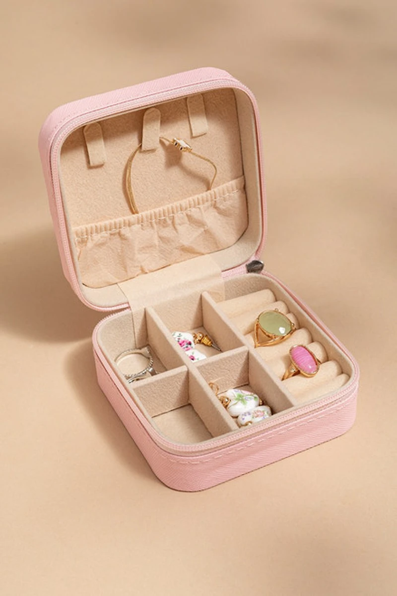 Ella Quilted Jewelry Box