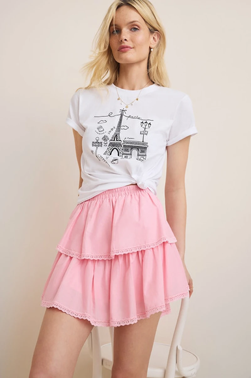 Sasha Tiered Flippy Skirt