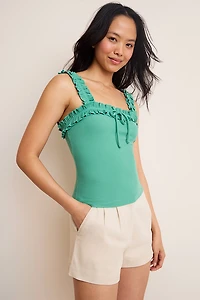 Alyson Ruffle Strap Top