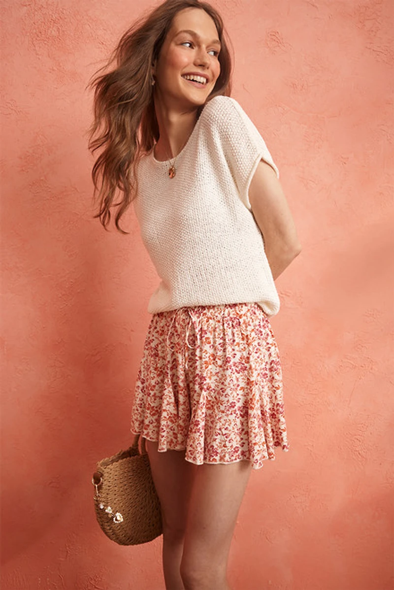 Grace Floral Soft Shorts