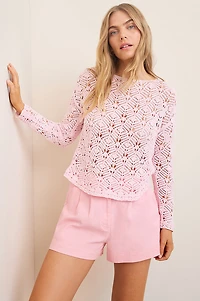 Cindy Open Knit Sweater