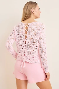 Cindy Open Knit Sweater