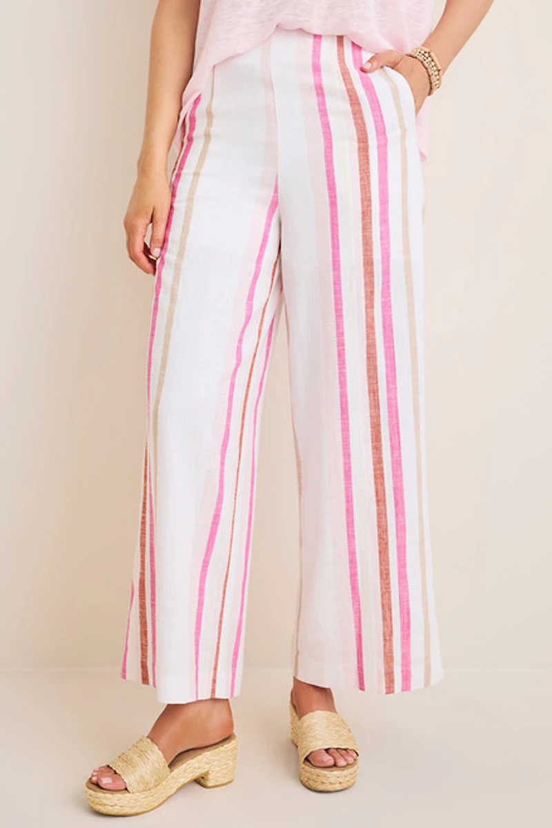 Lisa Striped Culotte Pants