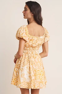 Emmie Puff Sleeve Floral Mini Dress