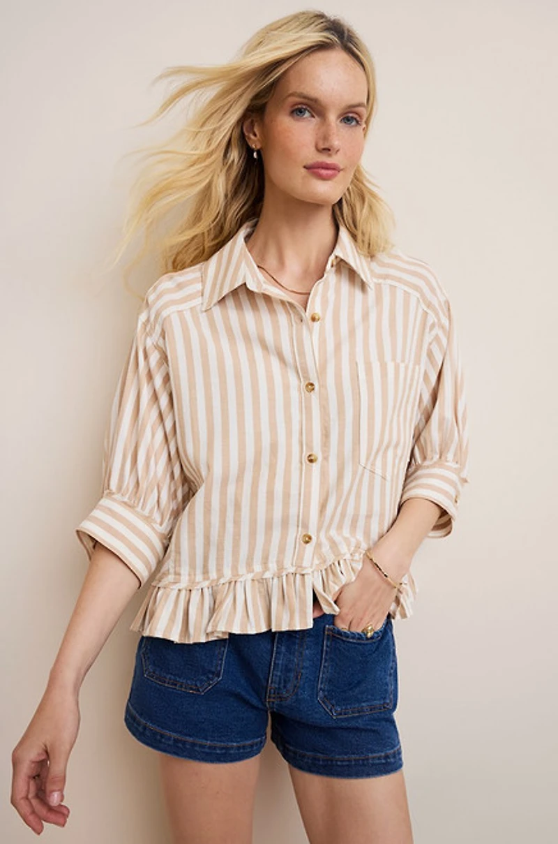 Joan Patch Pocket Denim Shorts