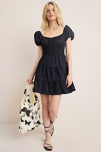 Imogen Puff Sleeve Mini Dress