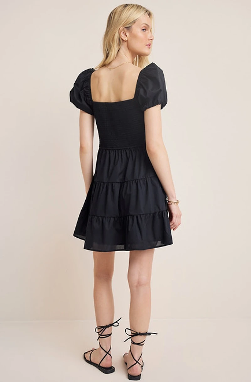 Imogen Puff Sleeve Mini Dress