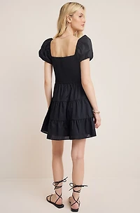 Imogen Puff Sleeve Mini Dress