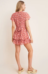 Brynn Floral Tiered Romper