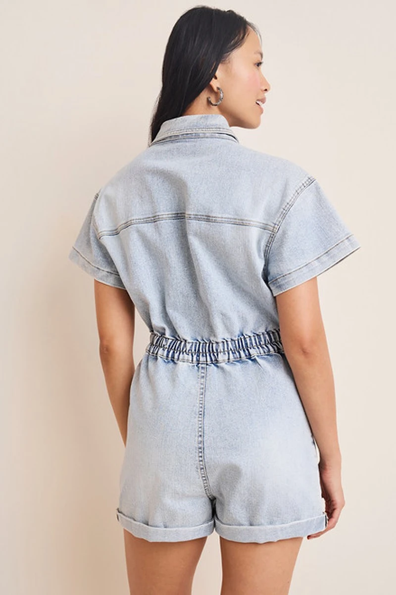 Paige Denim Utility Romper