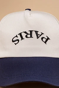 Paris Upside Down Baseball Hat