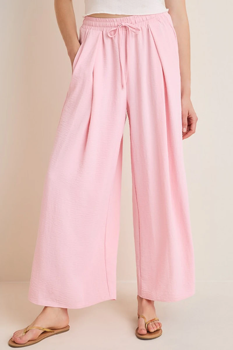 Amy Textured Wide Leg Pants