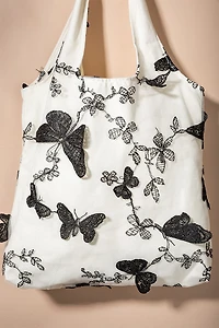 Emily Butterfly Applique Tote Bag