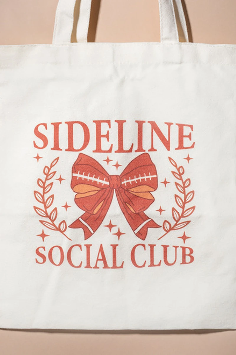 Sideline Social Club Tote Bag