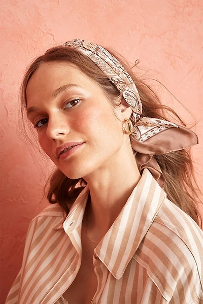 Rita Paisley Print Scarf