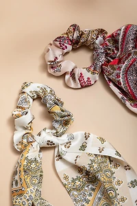 Patrice Ponytail Scarf Scrunchie Set