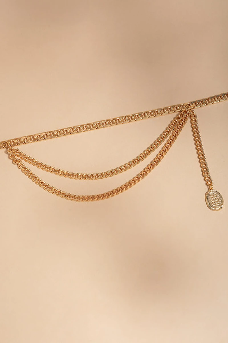 Gena Triple Chain Belt