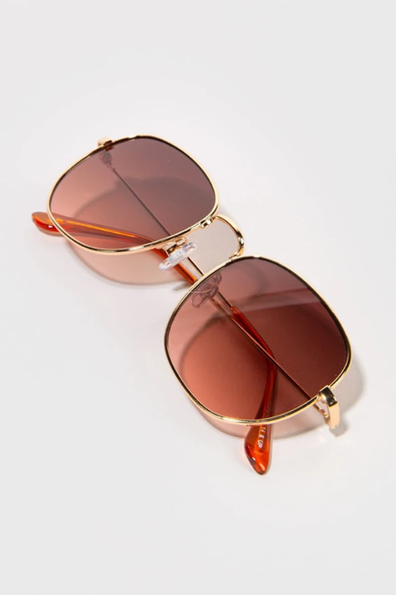 Arden Oversized Round Sunglasses