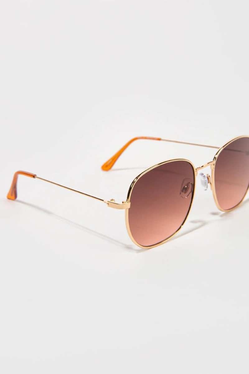 Arden Oversized Round Sunglasses
