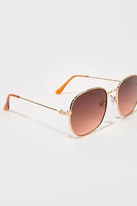 Arden Oversized Round Sunglasses
