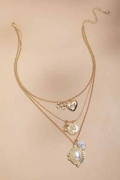 Katie Layered Charm Necklace